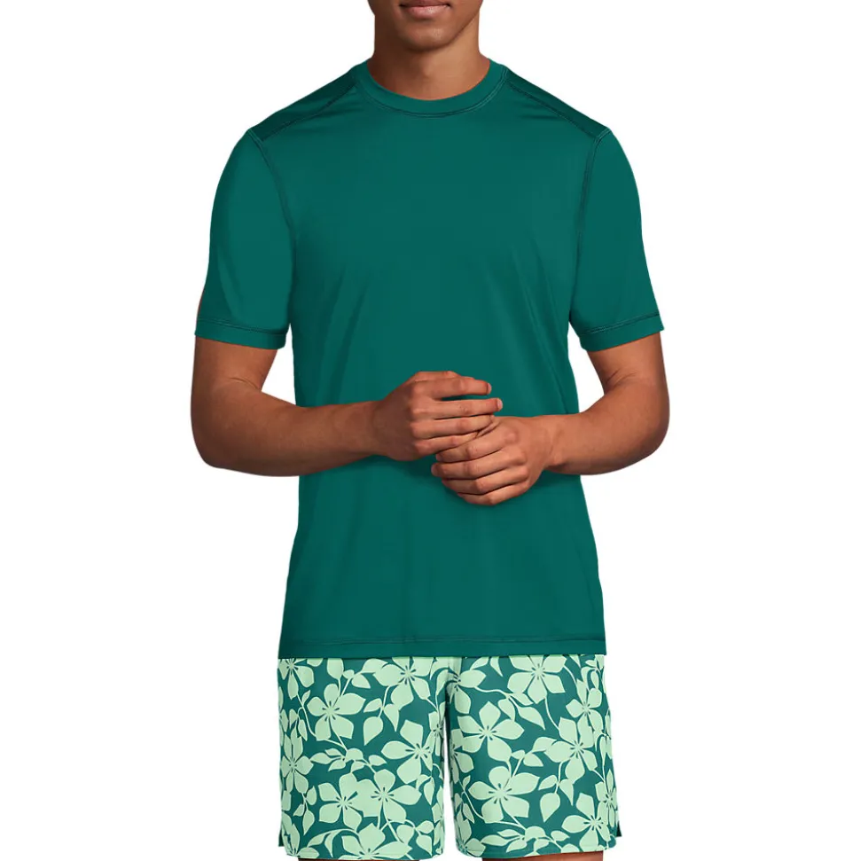 Kurzarm-Badeshirt für Herren