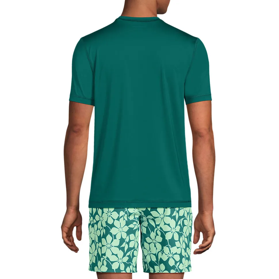 Kurzarm-Badeshirt für Herren
