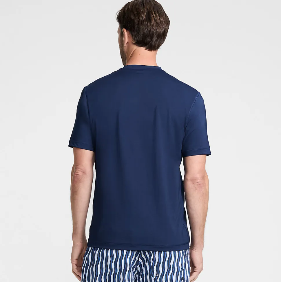 Kurzarm-Badeshirt für Herren