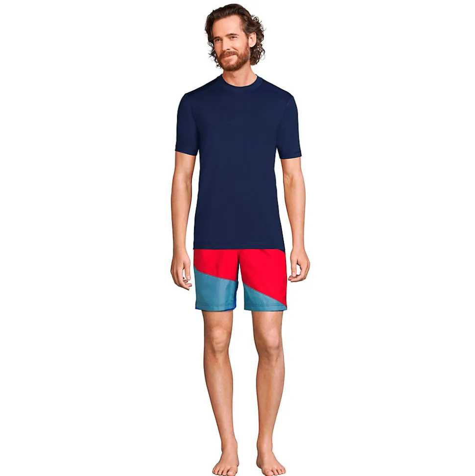 Kurzarm-Badeshirt für Herren