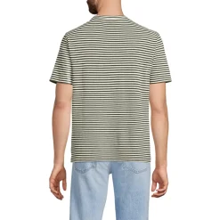 Kurzarm-Shirt aus Baumwoll-/Leinenmix für Herren