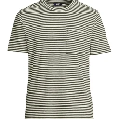 Kurzarm-Shirt aus Baumwoll-/Leinenmix für Herren