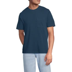 Kurzarm-Shirt aus Baumwoll-/Leinenmix für Herren
