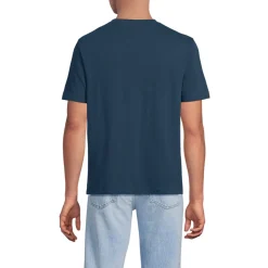 Kurzarm-Shirt aus Baumwoll-/Leinenmix für Herren