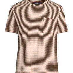Kurzarm-Shirt aus Baumwoll-/Leinenmix für Herren