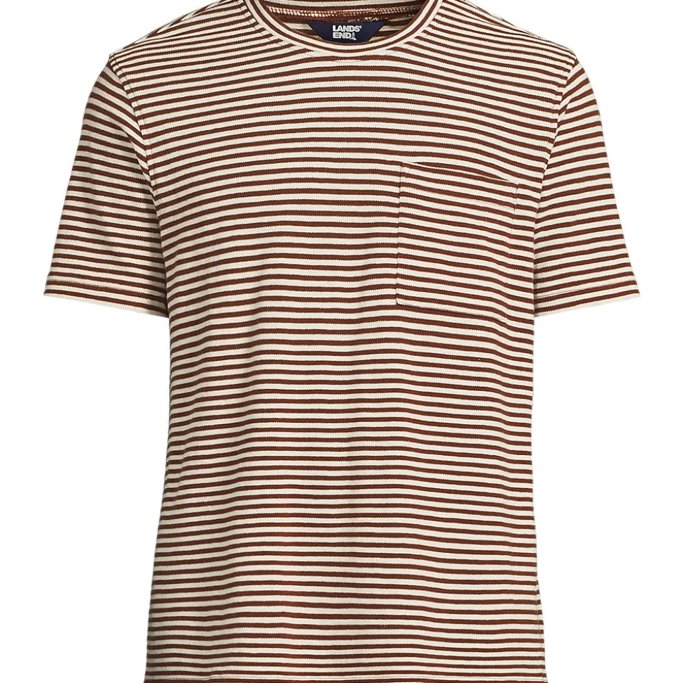 Kurzarm-Shirt aus Baumwoll-/Leinenmix für Herren