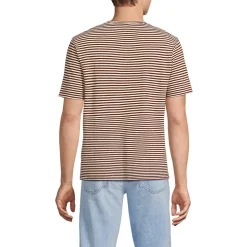 Kurzarm-Shirt aus Baumwoll-/Leinenmix für Herren