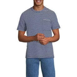 Kurzarm-Shirt aus Baumwoll-/Leinenmix für Herren