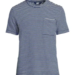Kurzarm-Shirt aus Baumwoll-/Leinenmix für Herren