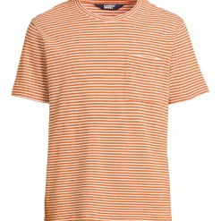 Kurzarm-Shirt aus Baumwoll-/Leinenmix für Herren