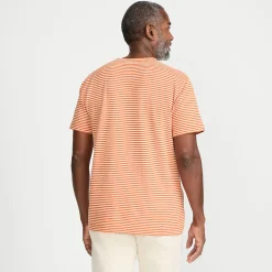 Kurzarm-Shirt aus Baumwoll-/Leinenmix für Herren
