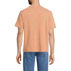 Kurzarm-Shirt aus Baumwoll-/Leinenmix für Herren