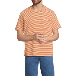 Kurzarm-Shirt aus Baumwoll-/Leinenmix für Herren