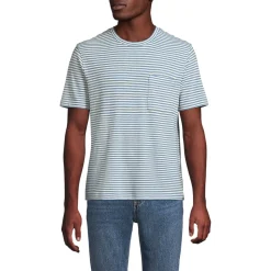 Kurzarm-Shirt aus Baumwoll-/Leinenmix für Herren