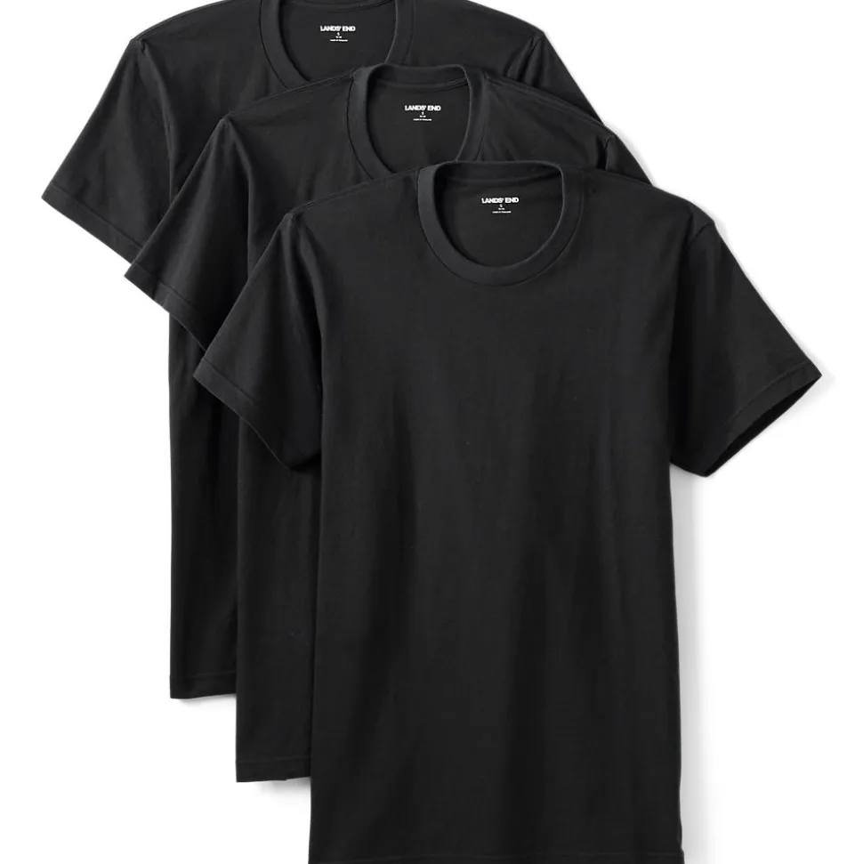 Kurzarm-Shirt mit Rundhalsausschnitt für Herren (3er-Set)