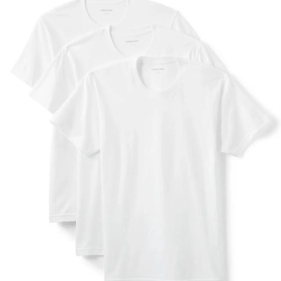 Kurzarm-Shirt mit Rundhalsausschnitt für Herren (3er-Set)
