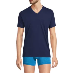 Kurzarm-Shirt mit V-Ausschnitt für Herren (3er-Set)