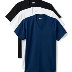 Kurzarm-Shirt mit V-Ausschnitt für Herren (3er-Set)