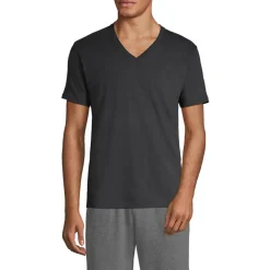 Kurzarm-Shirt mit V-Ausschnitt für Herren (3er-Set)
