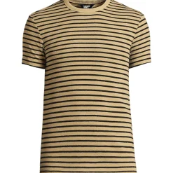 Kurzarm-Streifenshirt mit Struktur für Herren