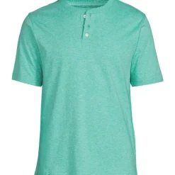 Kurzarm-Super-T Henleyshirt für Herren