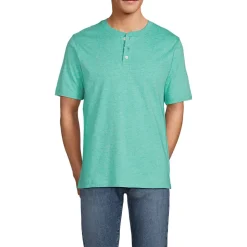 Kurzarm-Super-T Henleyshirt für Herren