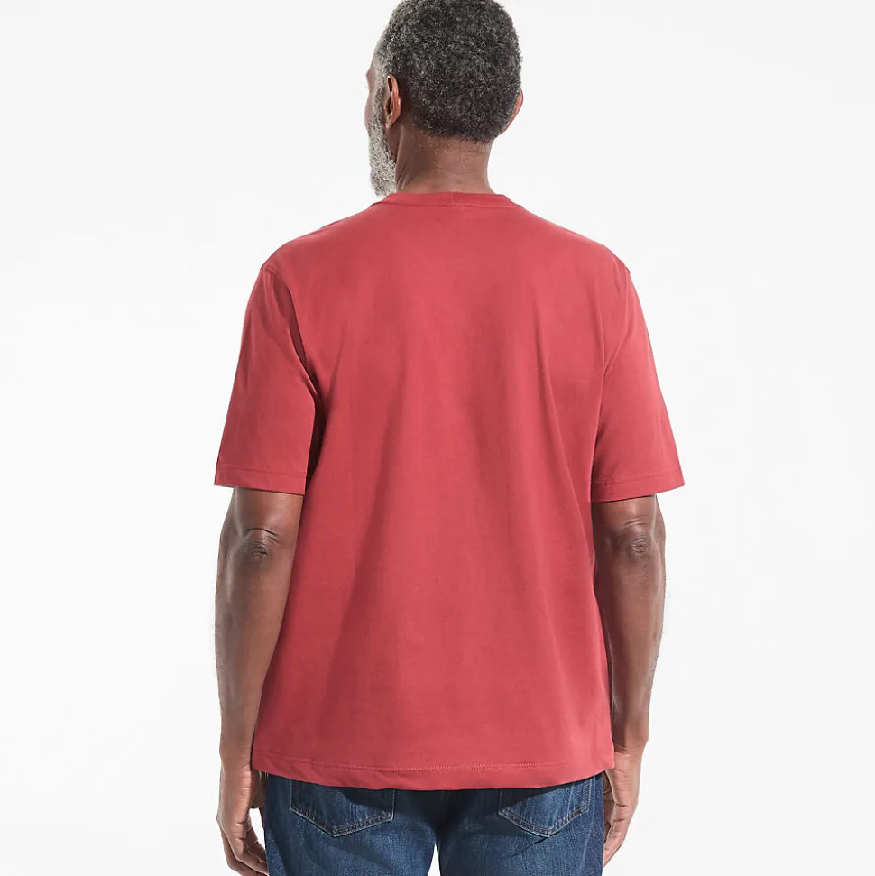 Kurzarm-Super-T Henleyshirt für Herren