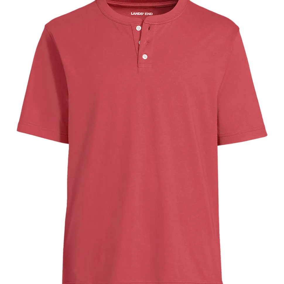 Kurzarm-Super-T Henleyshirt für Herren