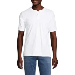 Kurzarm-Super-T Henleyshirt für Herren