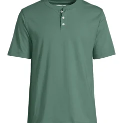 Kurzarm-Super-T Henleyshirt für Herren