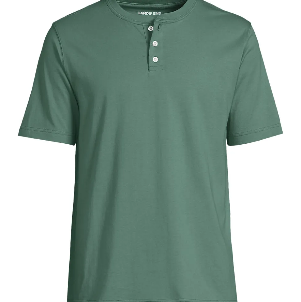 Kurzarm-Super-T Henleyshirt für Herren