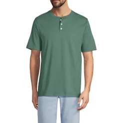 Kurzarm-Super-T Henleyshirt für Herren