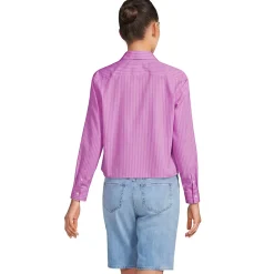 Kurze, bügelfreie Hemdbluse für Damen