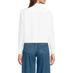 Kurze, bügelfreie Hemdbluse für Damen