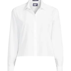 Kurze, bügelfreie Hemdbluse für Damen