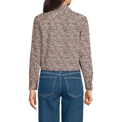 Kurze, bügelfreie Hemdbluse für Damen
