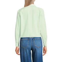 Kurze, bügelfreie Hemdbluse für Damen