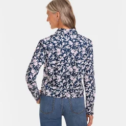 Kurze, bügelfreie Hemdbluse für Damen