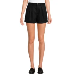 Kurze Leinenshorts für Damen