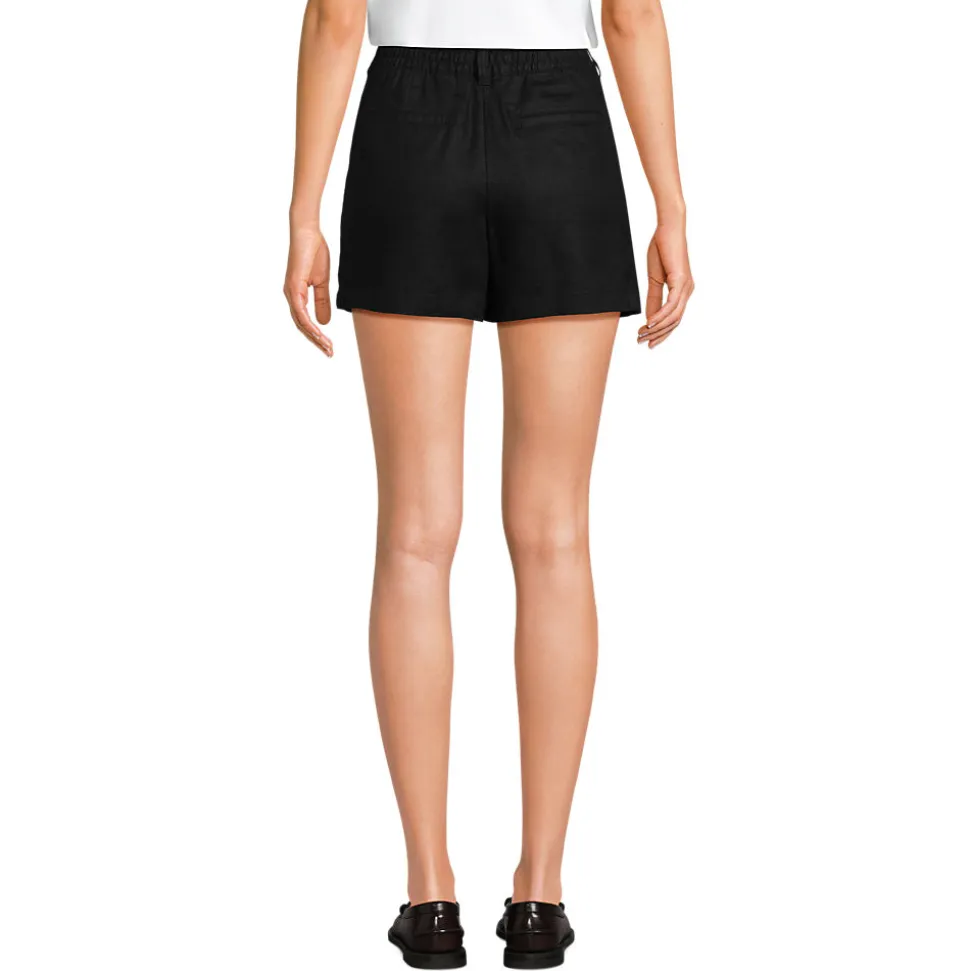 Kurze Leinenshorts für Damen