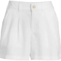 Kurze Leinenshorts für Damen