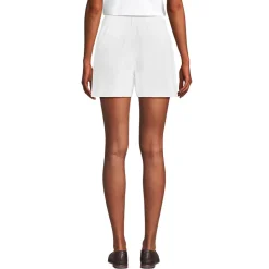 Kurze Leinenshorts für Damen