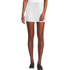 Kurze Leinenshorts für Damen