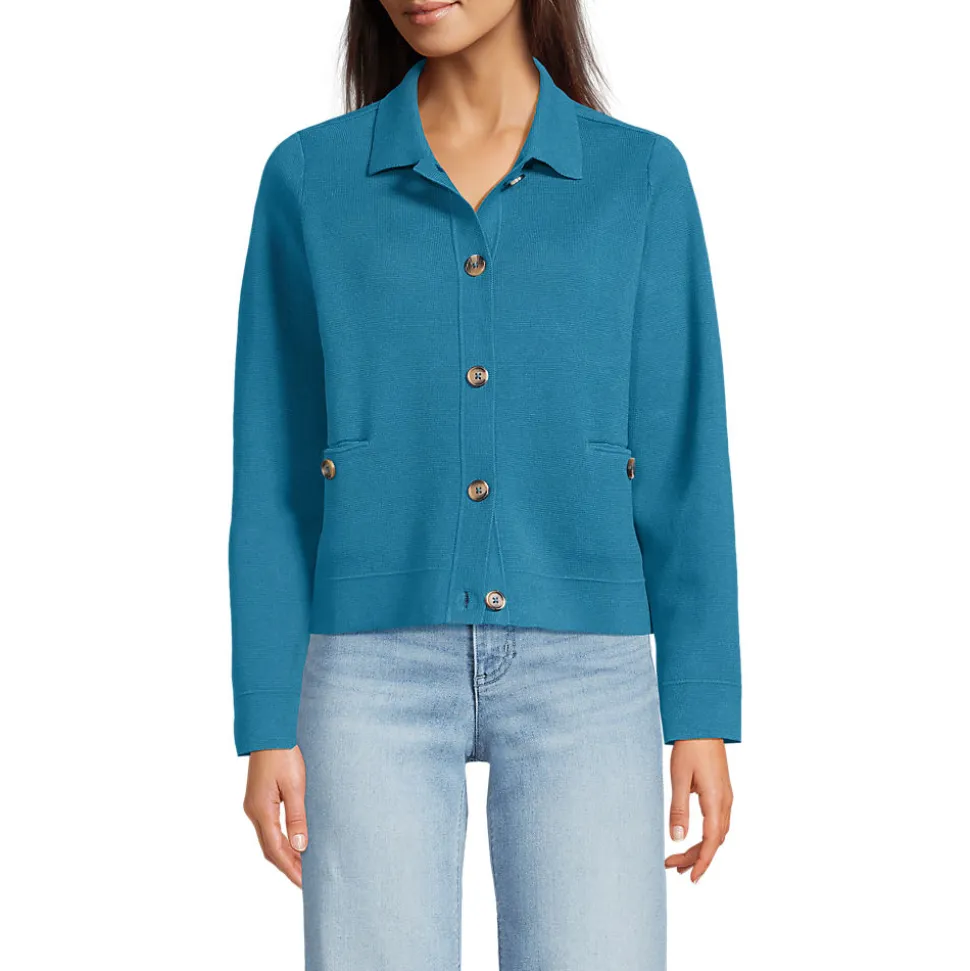 Kurzer Baumwoll-Blazer für Damen