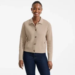 Kurzer Baumwoll-Blazer für Damen