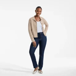 Kurzer Baumwoll-Blazer für Damen