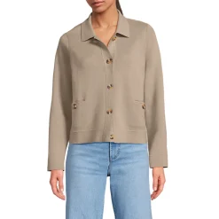 Kurzer Baumwoll-Blazer für Damen