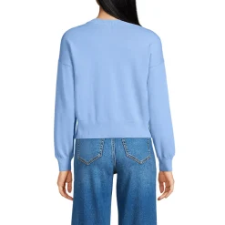Kurzer Feinstrick-Cardigan aus Baumwolle für Damen
