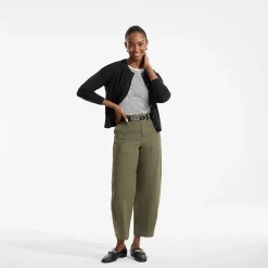 Kurzer Feinstrick-Cardigan aus Baumwolle für Damen