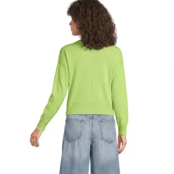 Kurzer Feinstrick-Cardigan aus Baumwolle für Damen